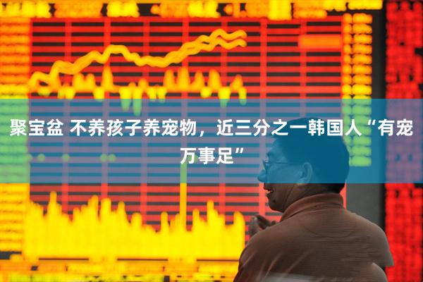 聚宝盆 不养孩子养宠物，近三分之一韩国人“有宠万事足”