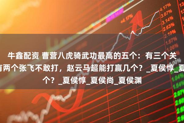 牛鑫配资 曹营八虎骑武功最高的五个：有三个关羽打不赢，有两个张飞不敢打，赵云马超能打赢几个？_夏侯惇_夏侯尚_夏侯渊